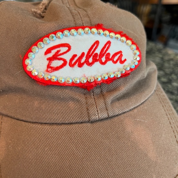 Distressed Women's Bubba Baseball Cap - Picture 2 of 3